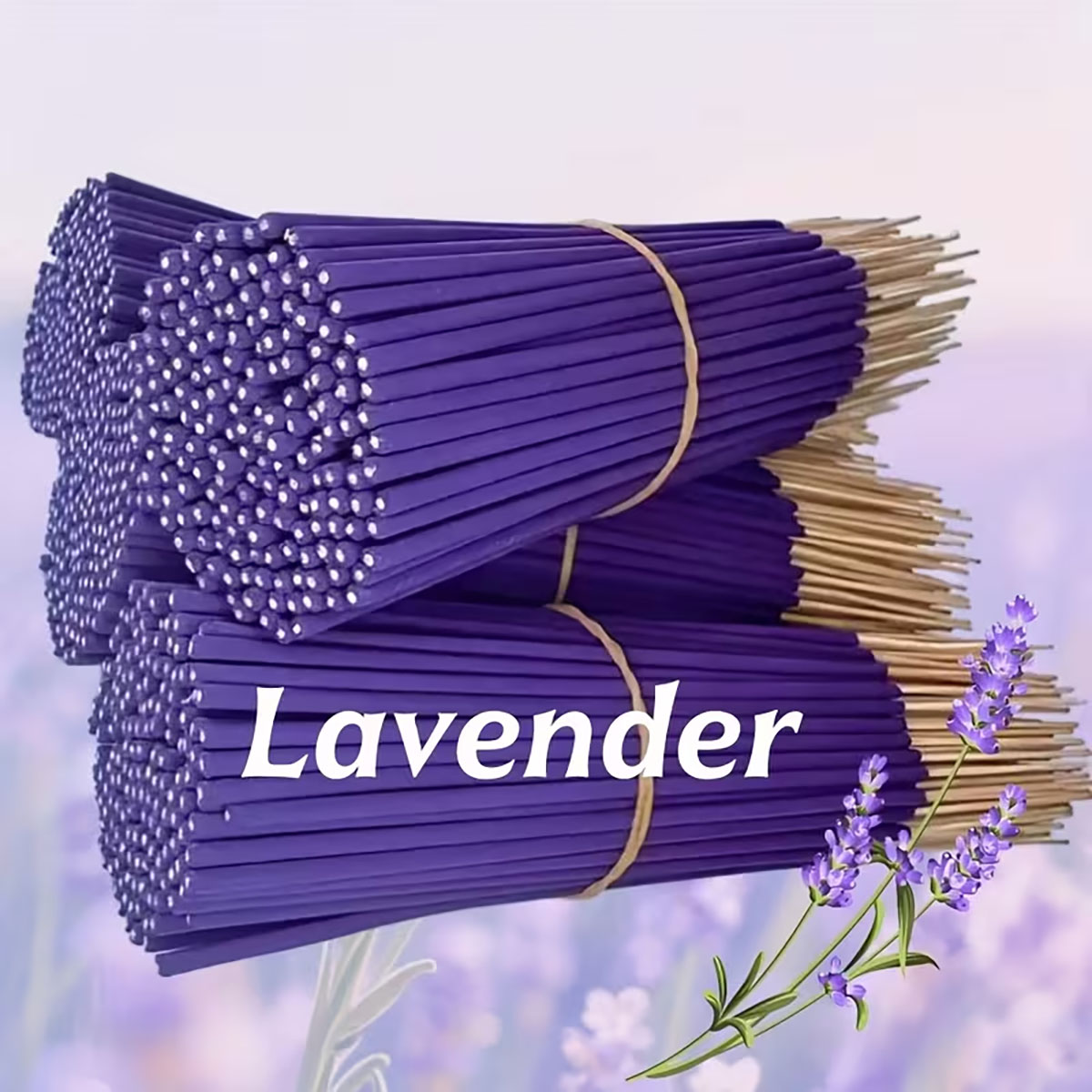 Yoga Fitness Gifts - Lavender Premium Aromatherapy Incense Sticks, 8.66