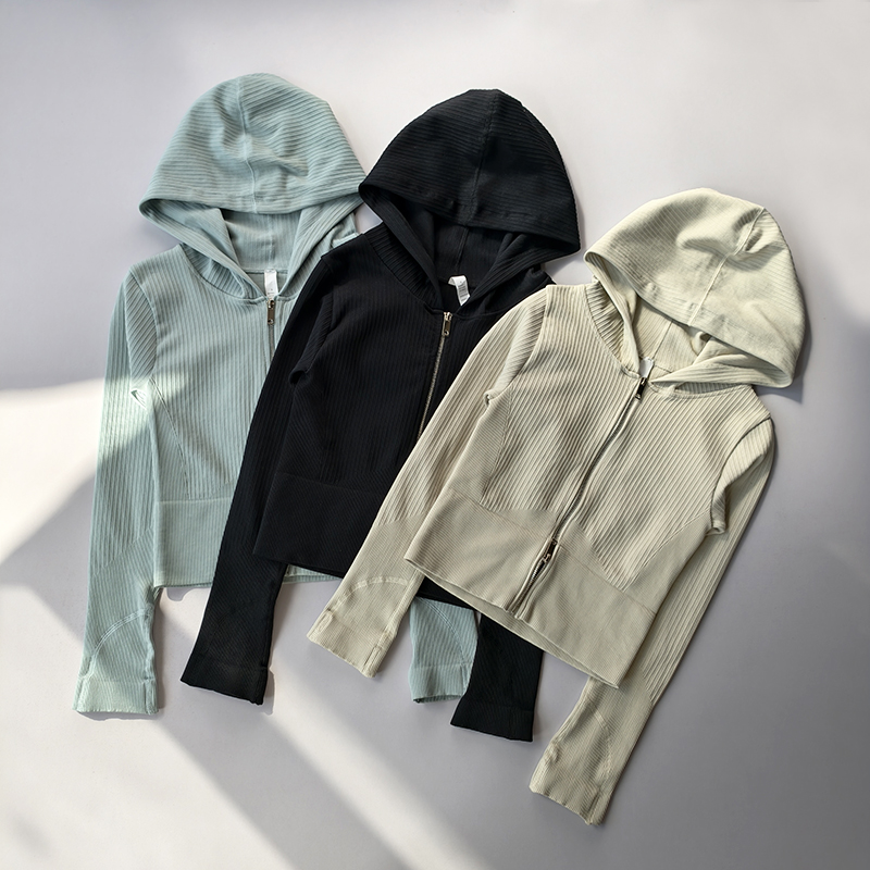 Yoga Fitness Jacket - 2024 New Hooded Tight Fitting Sports