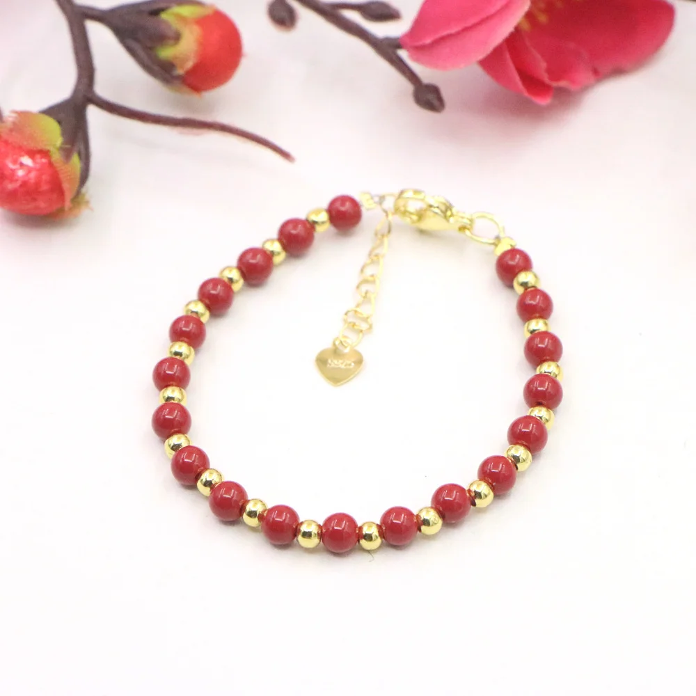 Yoga Fitness Gifts - Charm Lovely Baby Baptism Bracelet Natural
