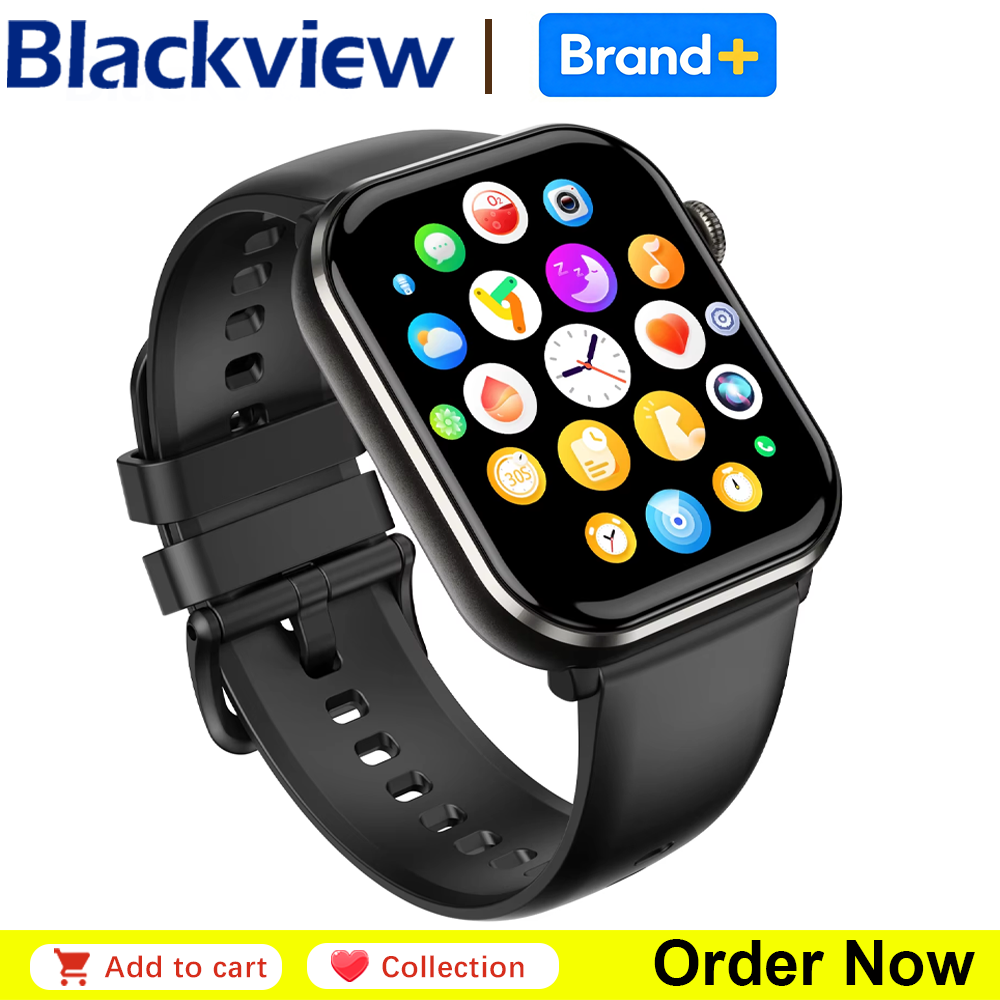 Wrist Wraps Fitness - Blackview R60 Bluetooth Call Smartwatch 1.96''
