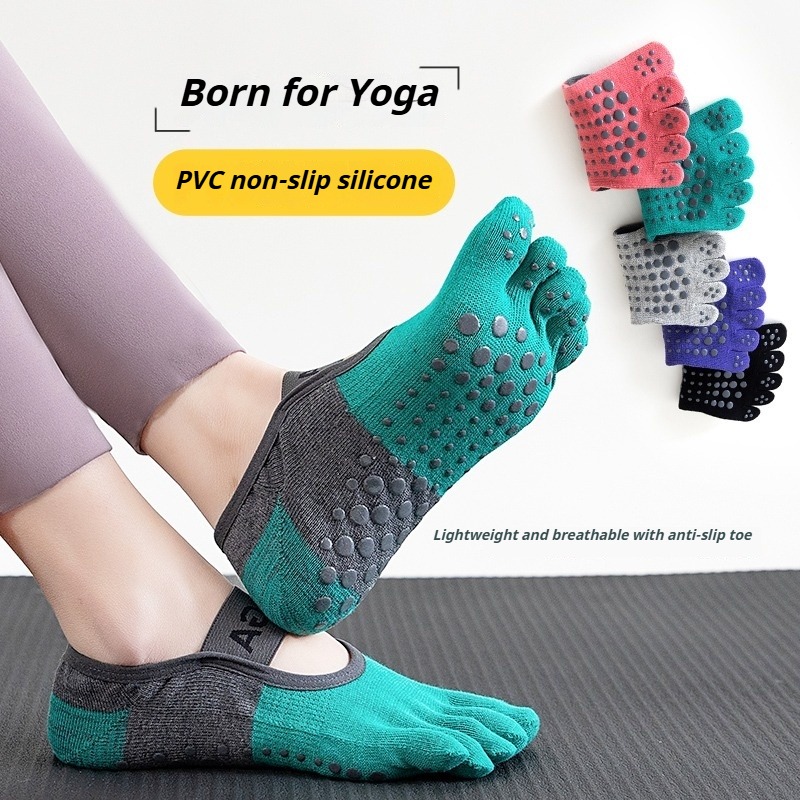 Yoga Fitness Women - Professional Pilates Anti slip Five Finger