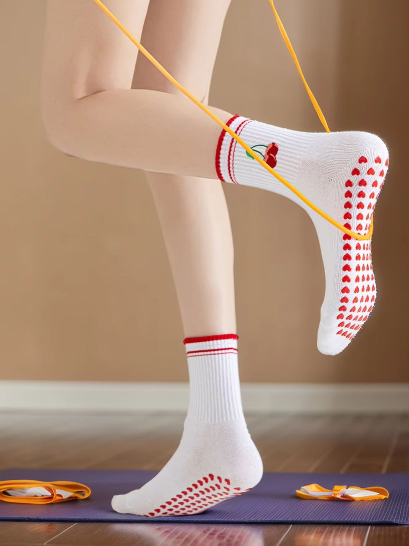 Yoga Fitness Dance - 1 Pairs Cross-Border Professional Yoga Socks,