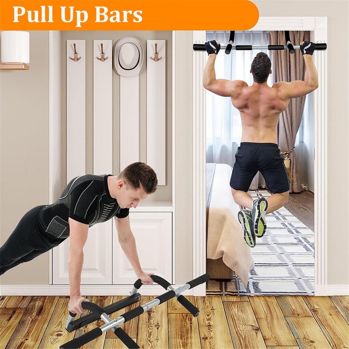 ABST Wall Mounted Pull Up Bar  - Pull Up Bar Doorframe ulasan dan harga