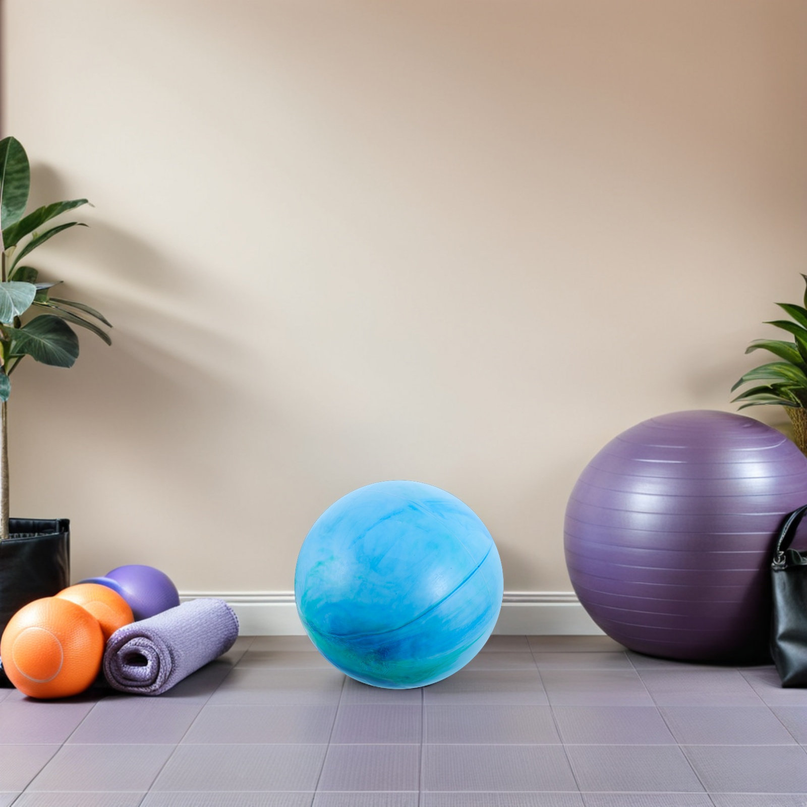 3Pcs Pilates Yoga Fitness Ball - Exercise Ball Stability ulasan dan harga