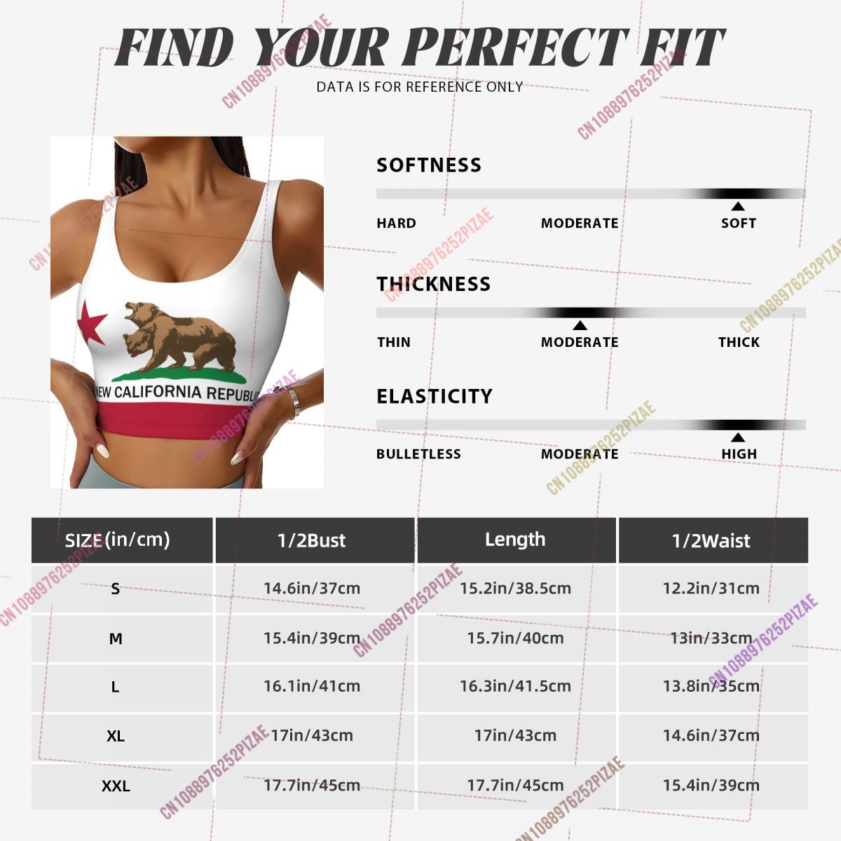 2026 California Flag Women Spo - Yoga Fitness California ulasan dan harga