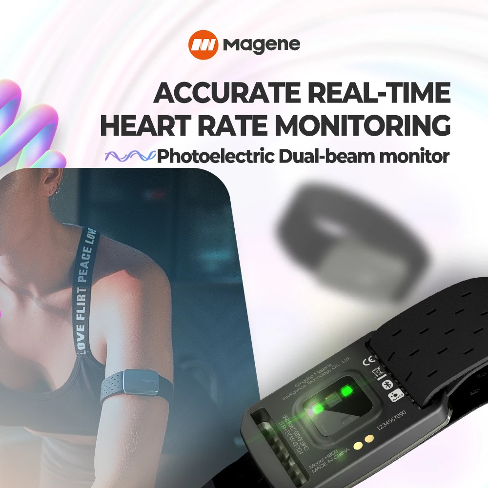 Magene H803 Heart Rate Armband - Wrist Wraps Fitness ulasan dan harga