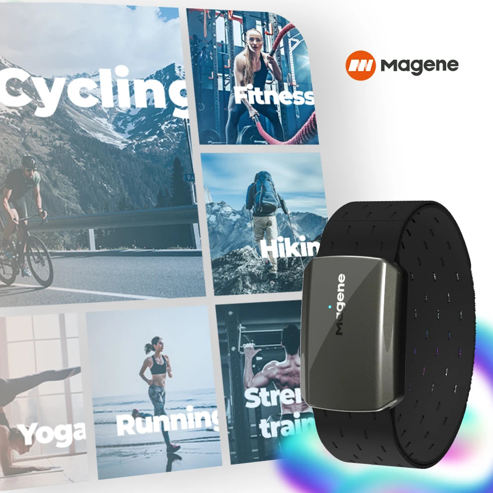 Magene H803 Heart Rate Armband - Wrist Wraps Fitness ulasan dan harga