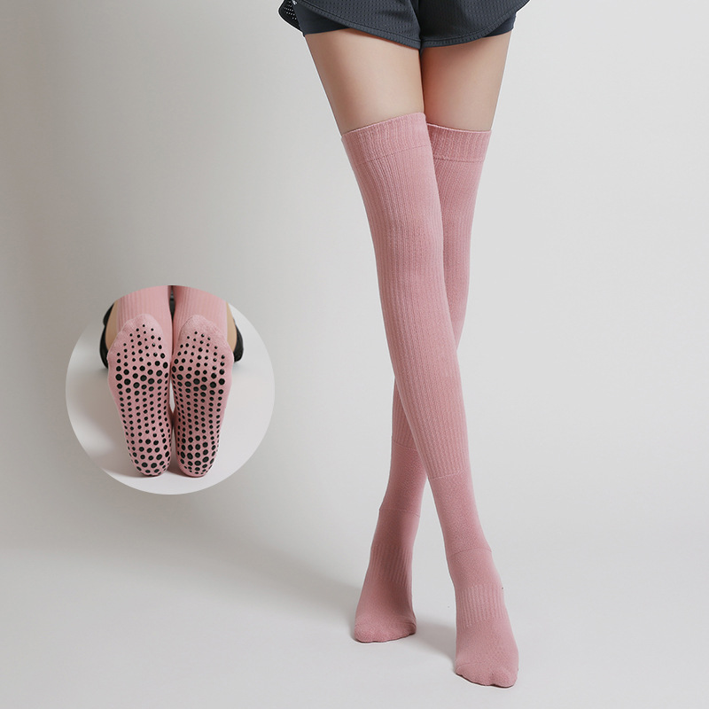 Women Non-slip Yoga Socks Long - Yoga Fitness Youtube ulasan dan harga