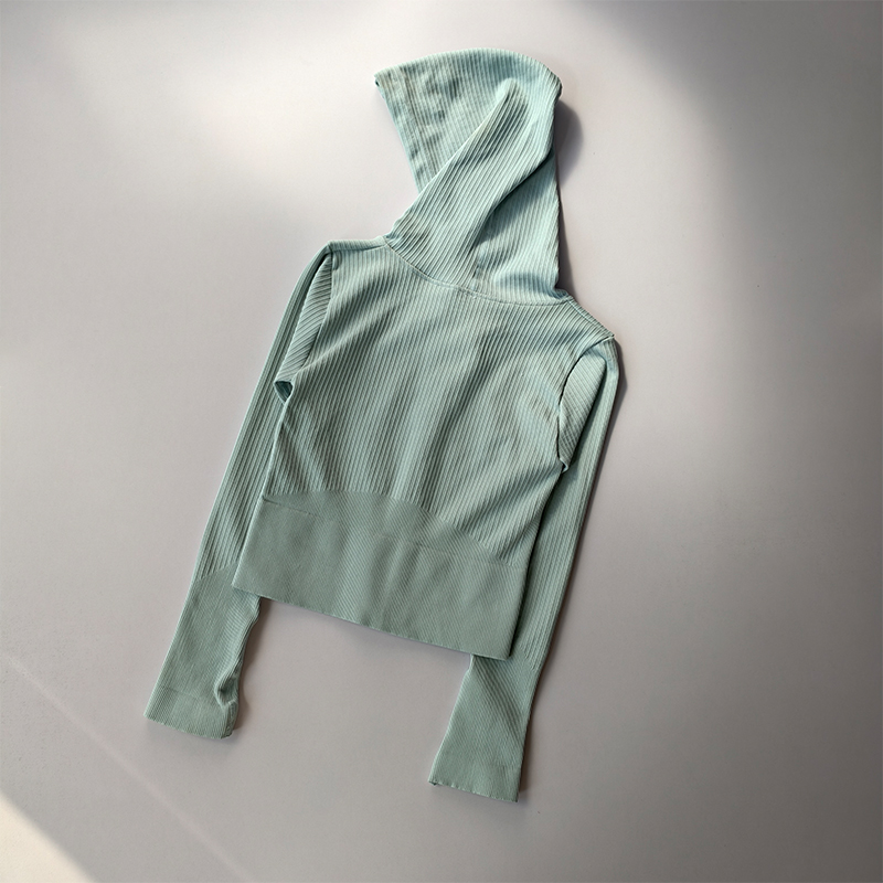 2024 New Hooded Tight Fitting  - Yoga Fitness Jacket ulasan dan harga