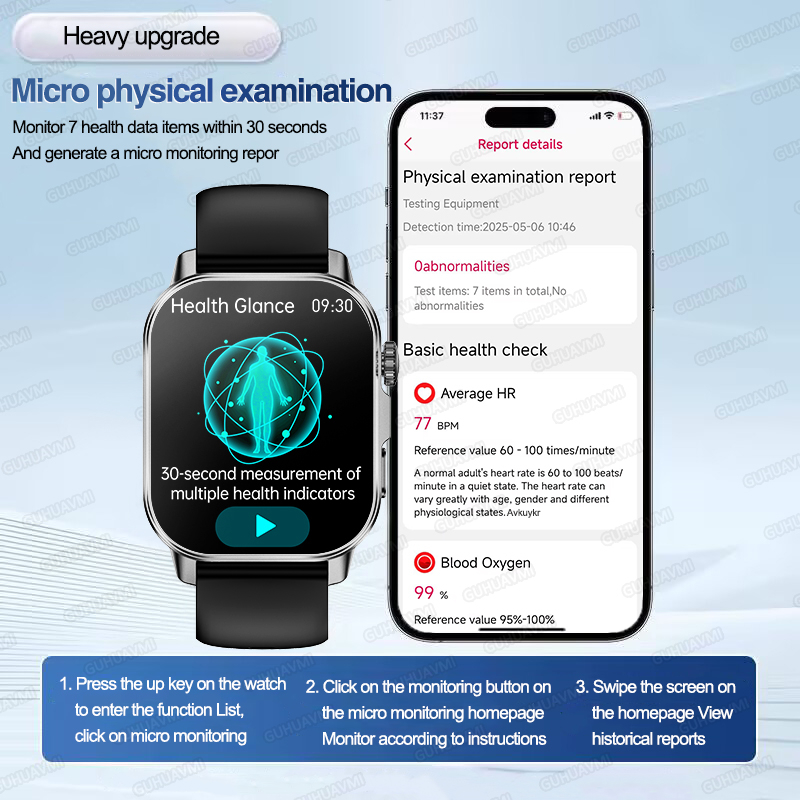 New Health Care AI Doctor Accu - Wrist Wraps Fitness ulasan dan harga