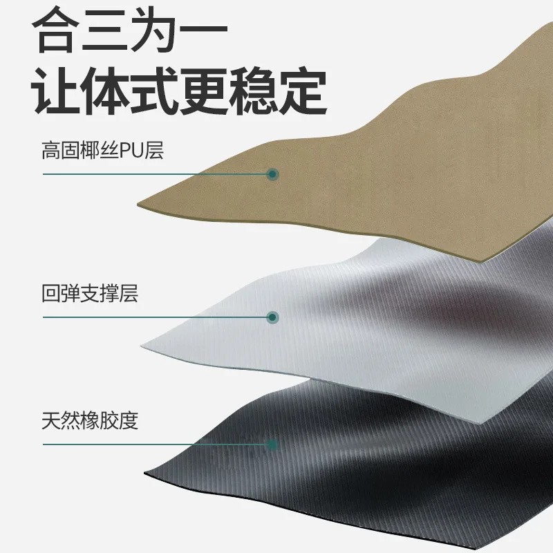 Frosted Coconut Fiber Yoga Mat - Yoga And Fitness Mat ulasan dan harga