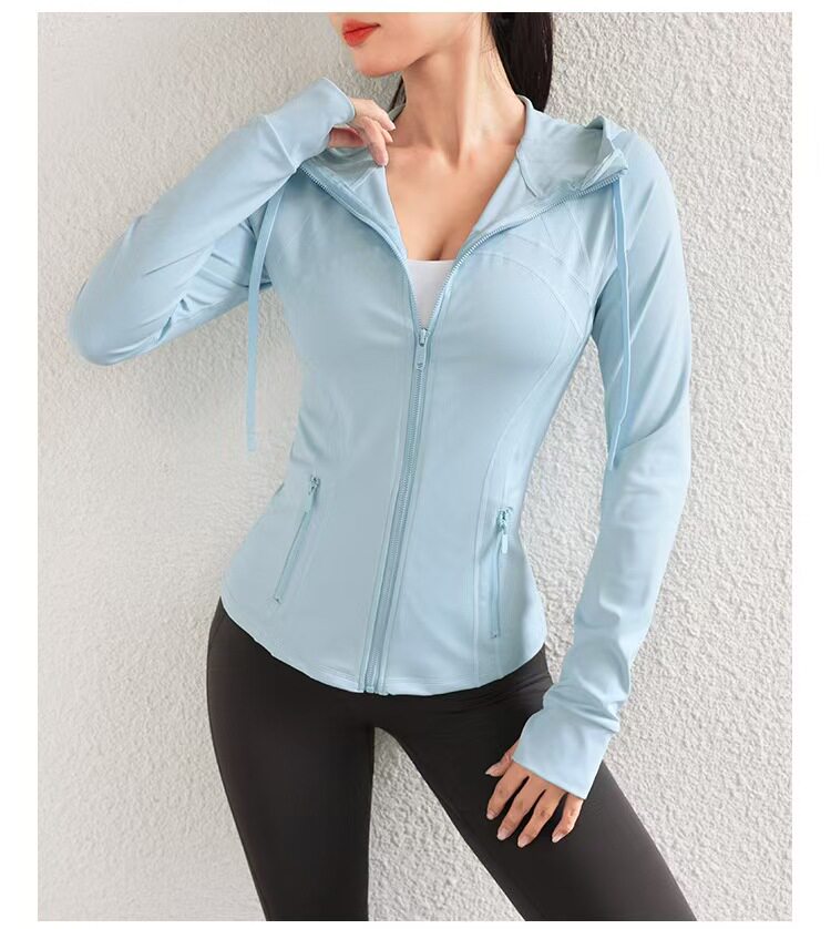 Women's Long-Sleeved Yoga Jack - Yoga Fitness Jacket ulasan dan harga