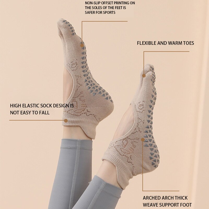 Women Yoga Toe Socks High Qual - Yoga Fitness Dance ulasan dan harga