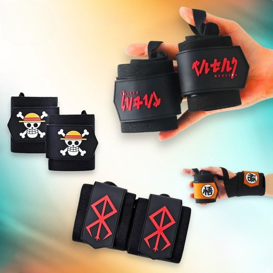 One Piece Naruto Berserk DRAGO - Wrist Wraps Fitness ulasan dan harga