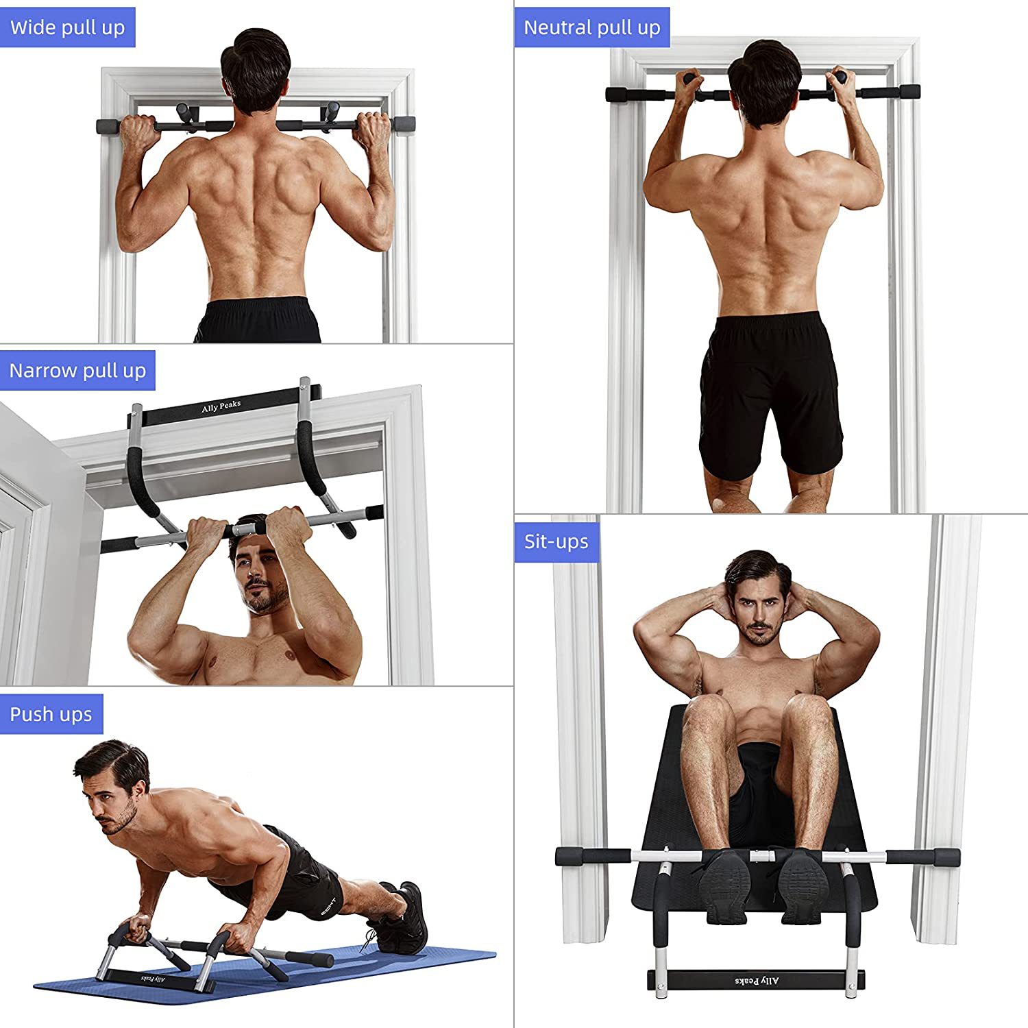 Indoor Fitness Equipment Door  - Pull Up Bar Doorframe ulasan dan harga