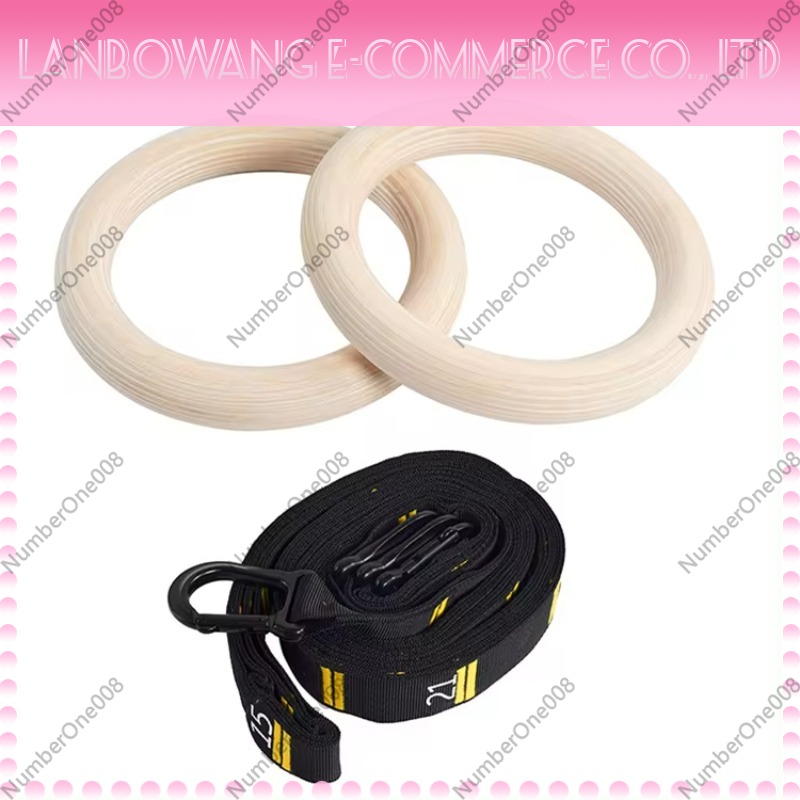 Solid Birch Wood Gymnastic Rin - Gymnastics Rings ulasan dan harga