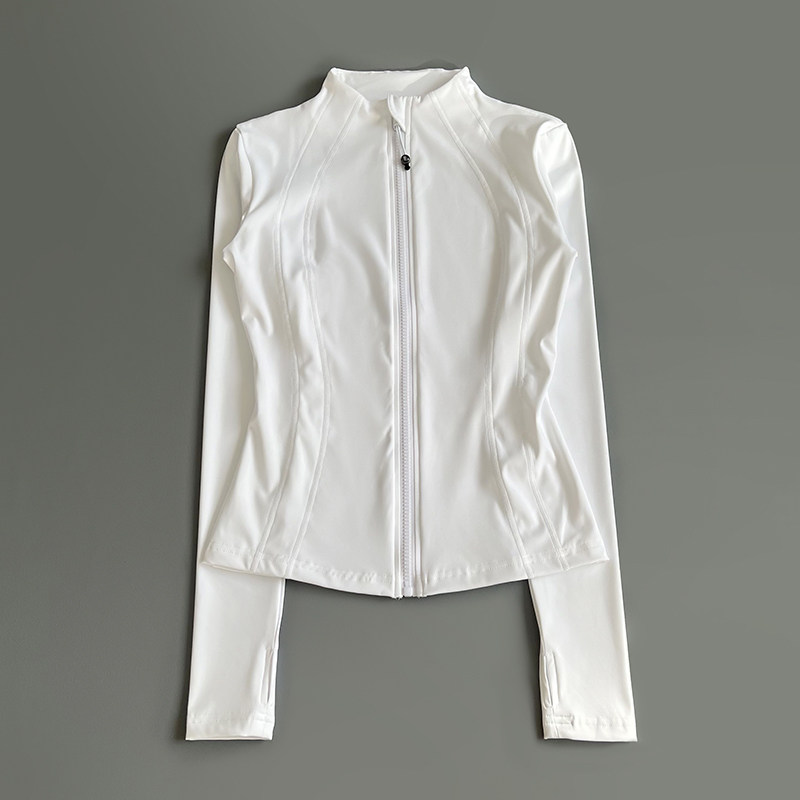 Women Full Zip Long Sleeve Ath - Yoga Fitness Jacket ulasan dan harga