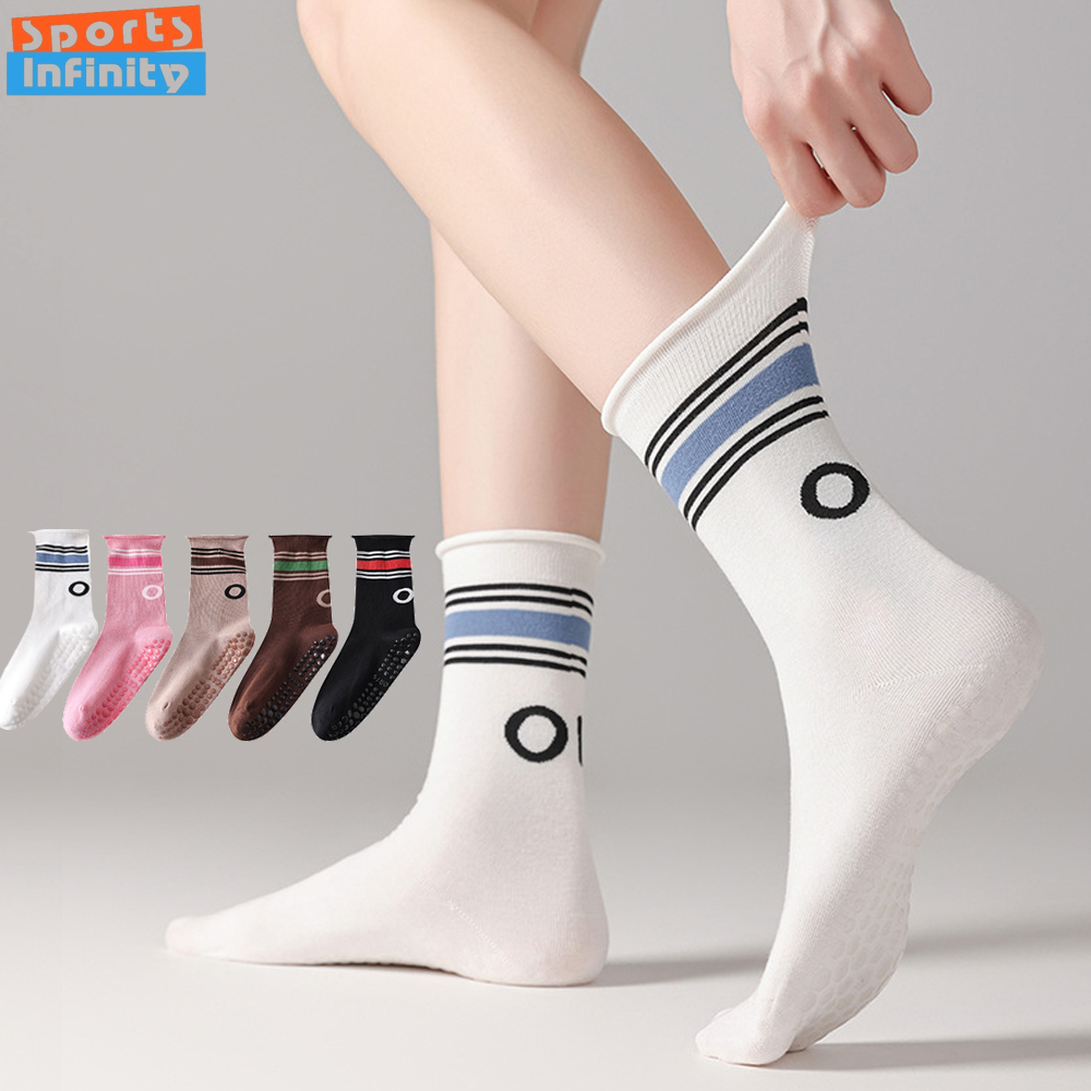 New Professional Pilates Socks - Yoga Fitness Dance ulasan dan harga