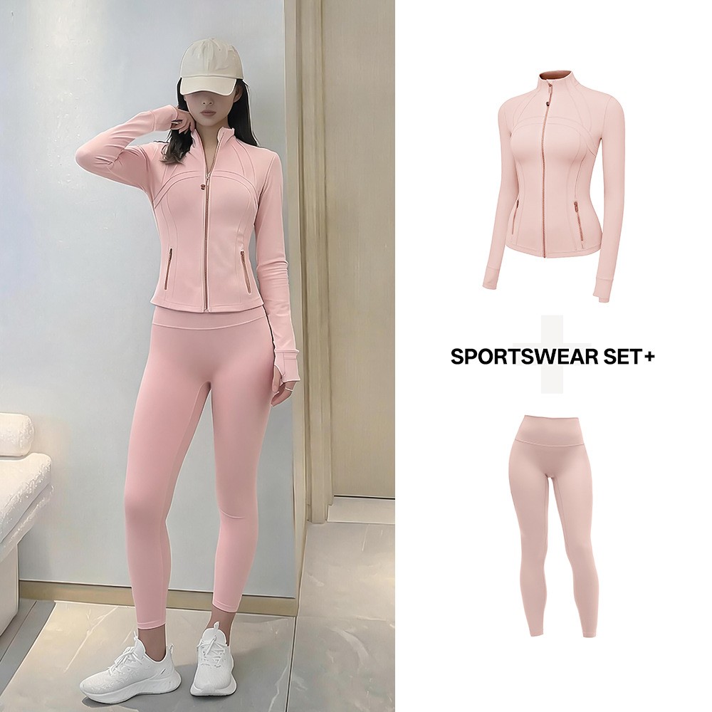 Women's Yoga Set Stand Collar  - Yoga Fitness Jacket ulasan dan harga