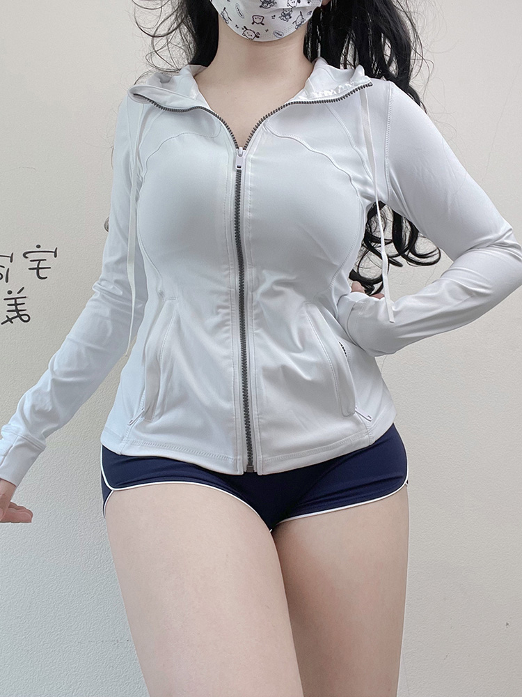 LULU FLORA Yoga clothing breat - Yoga Fitness Jacket ulasan dan harga