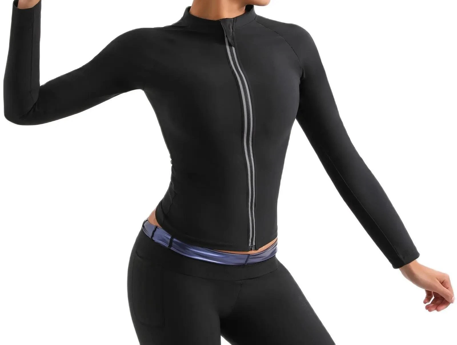 Sweating clothes, running swea - Yoga Fitness Jacket ulasan dan harga