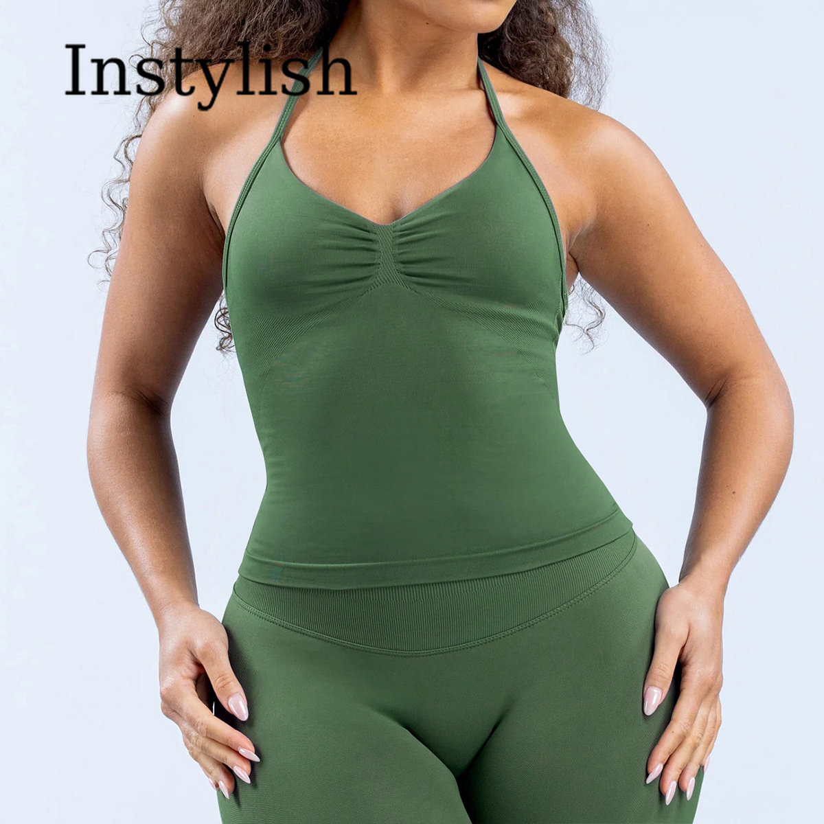 Women Seamless Yoga 2 Piece Se - Yoga Fitness Women ulasan dan harga
