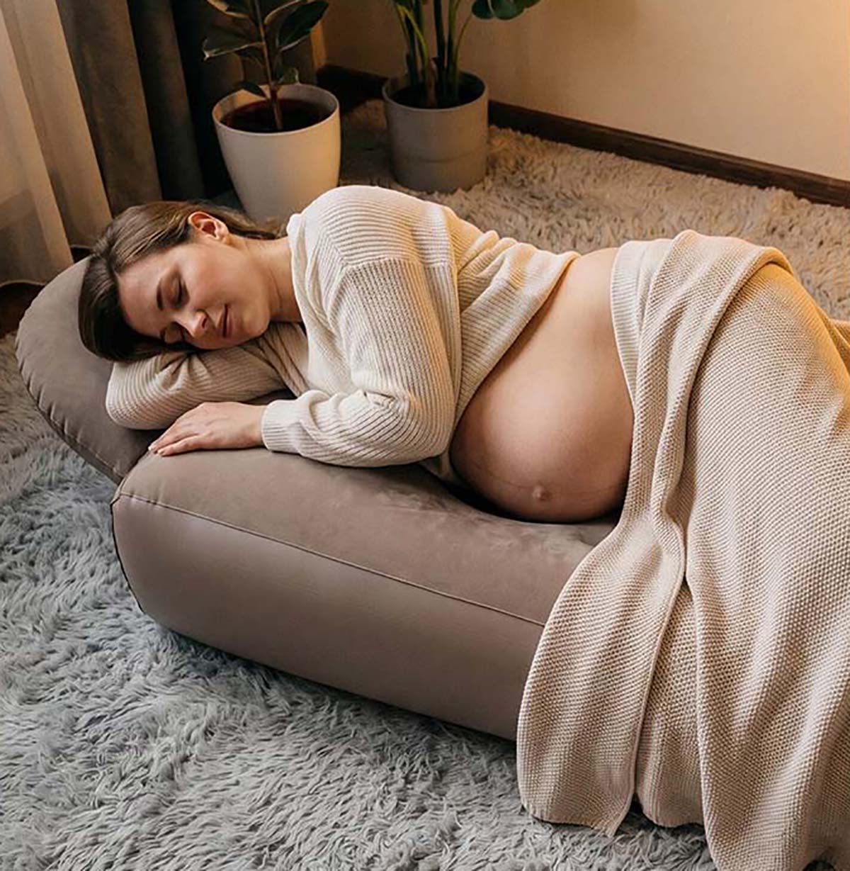 Inflatable Pregnancy Pillow Yo - Yoga And Fitness Mat ulasan dan harga