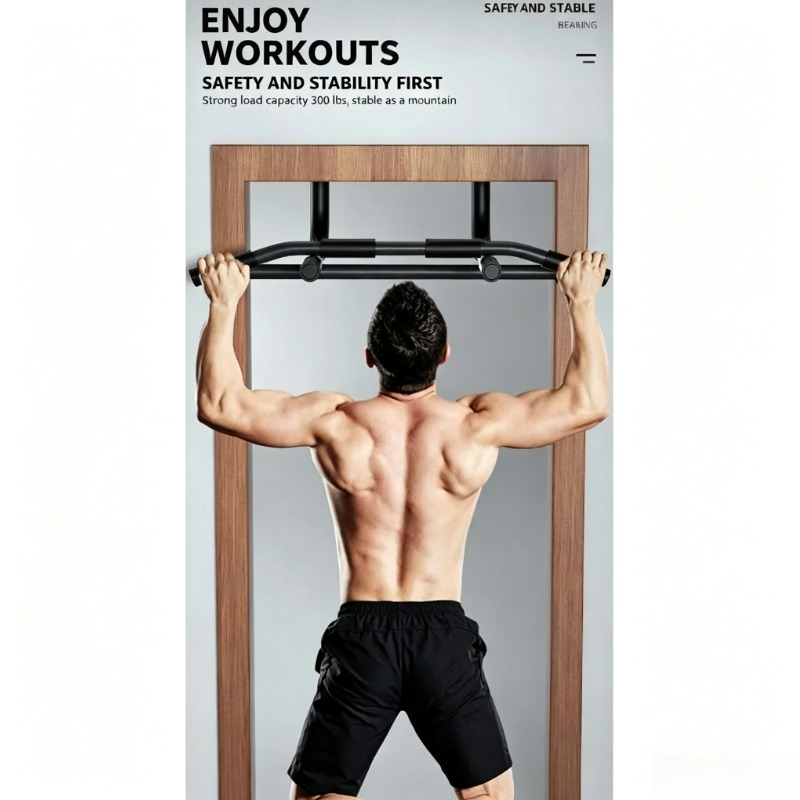 Portable Door Frame Chin-Up Ba - Pull Up Bar Doorframe ulasan dan harga