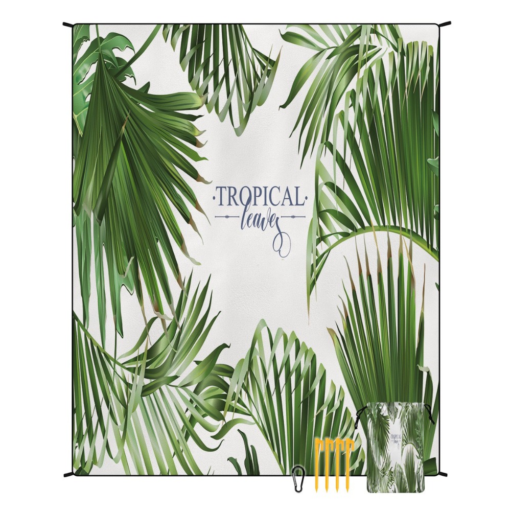 Palm Tree Beach Towel 71x86.6i - Yoga And Fitness Mat ulasan dan harga