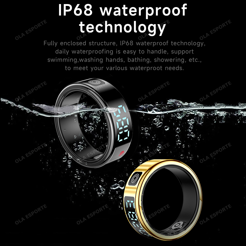 Smart Ring Digital Display Fit - Gymnastics Rings ulasan dan harga