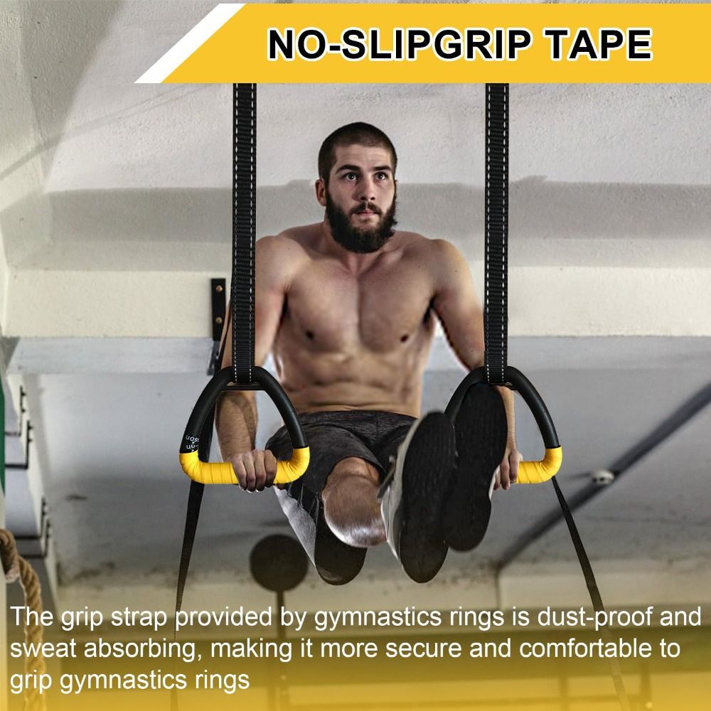 1 Pair Premium No-Punch Gymnas - Gymnastics Rings ulasan dan harga