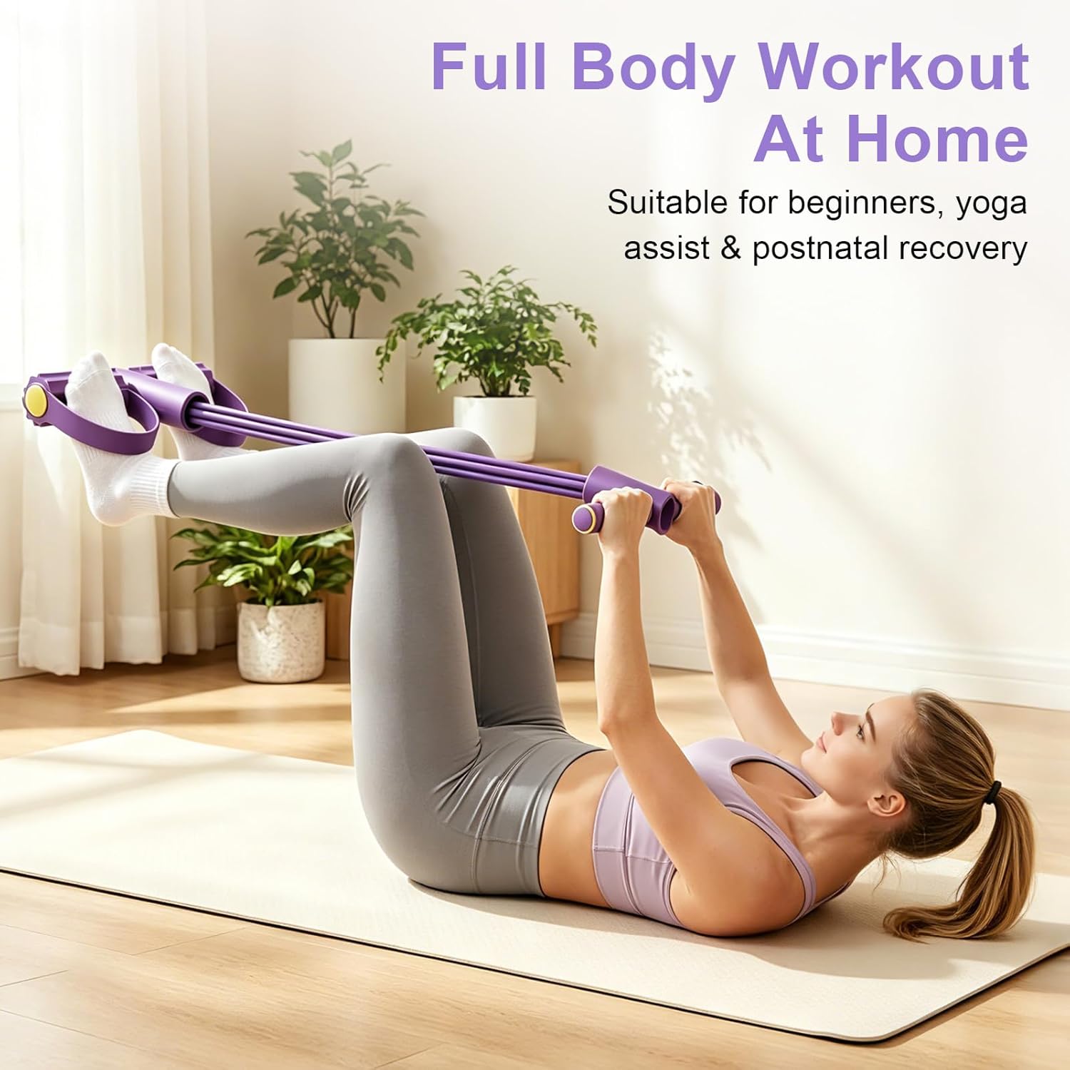 4-Tube Resistance Band Multi F - Yoga Fitness Youtube ulasan dan harga