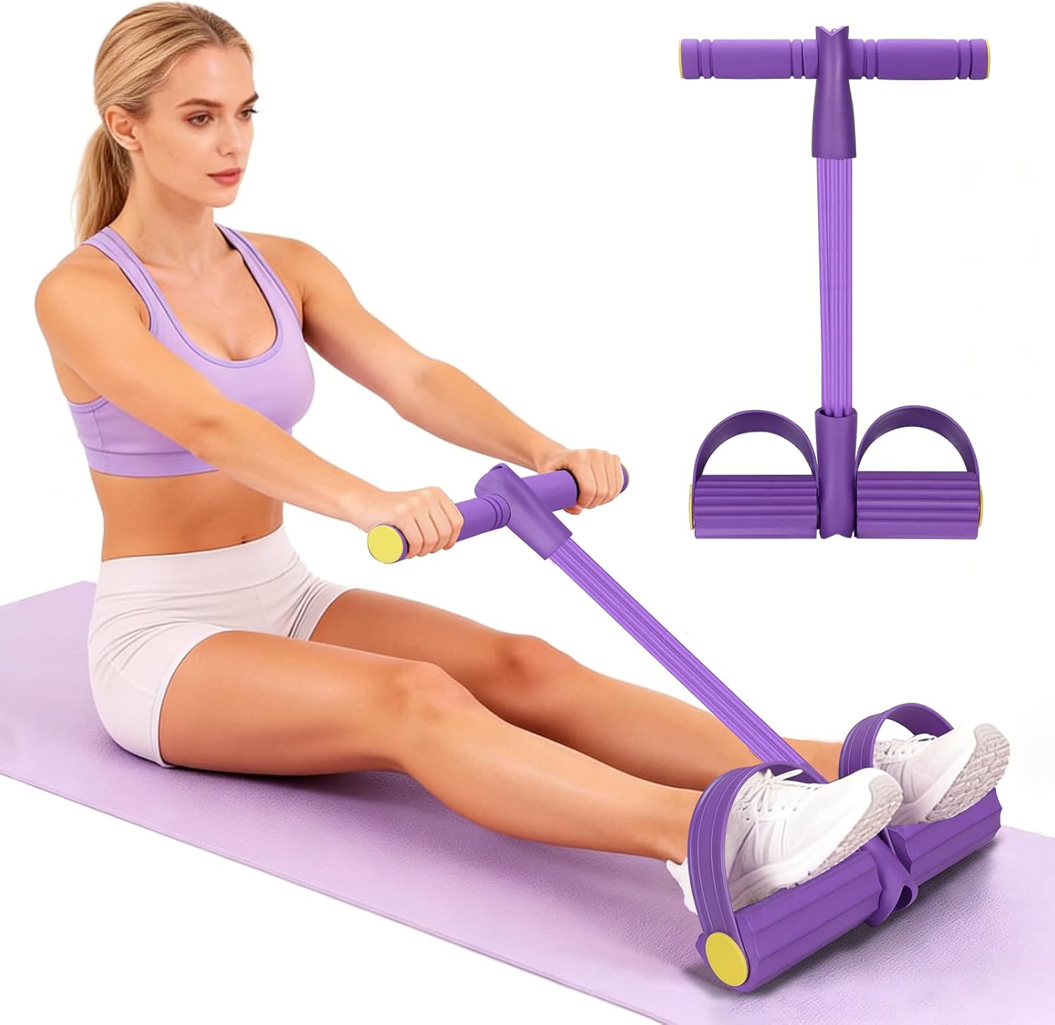 4-Tube Resistance Band Multi F - Yoga Fitness Youtube ulasan dan harga